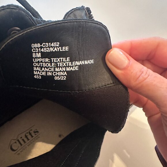 Cliffs By White Mountain Black Bootie, W Size 8, NWT! - Picture 4 of 7